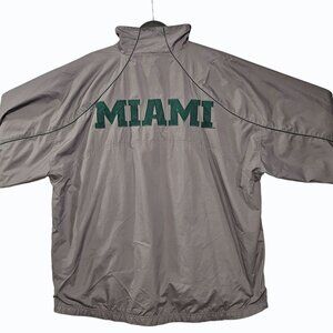 Miami Hurricanes Embroidered 1/4 Zip Wind Jacket Champs Sports Team Edition SPOT